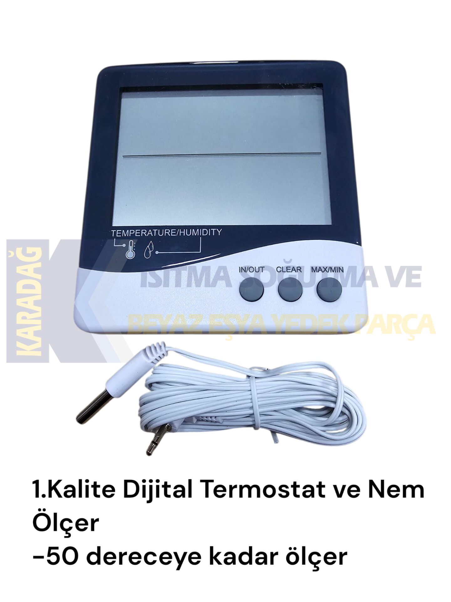 DİJİTAL TERMOSTAT VE NEM ÖLÇER