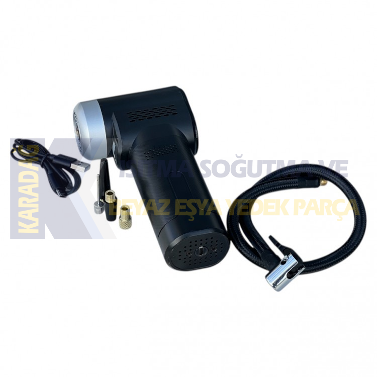 ŞARJLI DİJİTAL GÖSTERGELİ HAVA KOMPRESÖRÜ