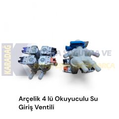 ARÇELİK 4 LÜ OKUYUCULU SU GİRİŞ VENTİLİ ORJİNAL