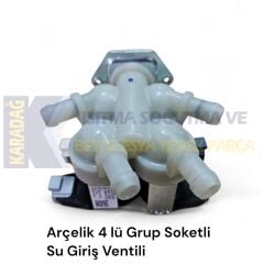 ARÇELİK 4 LÜ GRUP SOKETLİ SU GİRİŞ VENTİLİ