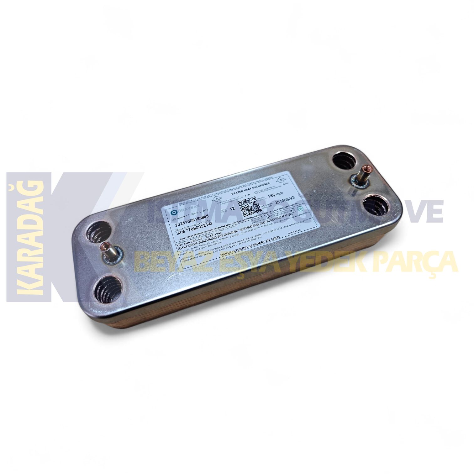 DEMİRDÖKÜM 12 PLAKA EŞANJÖR - ÖNAYSAN