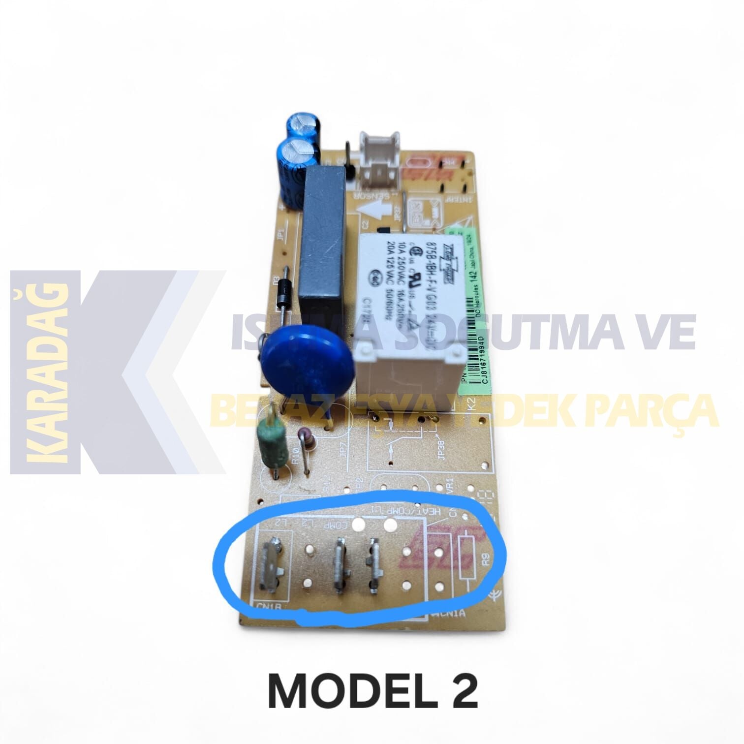 ARİSTON DERİN DONDURUCU TERMOSTAT KARTI 162003645 (MODEL2)