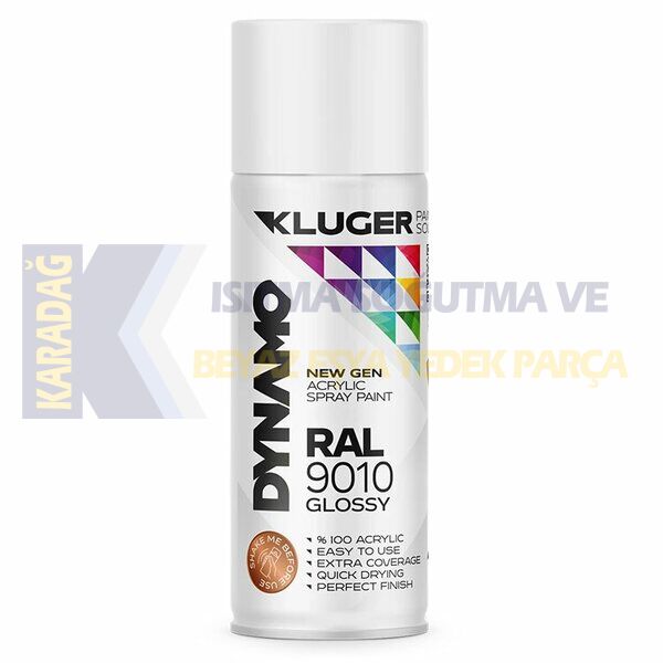 KLUGER DYNAMO SPREY BOYA PARLAK BEYAZ