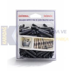 BULAŞIK SEPETİ PAS VE ÇİZİK ÖNLEYİCİ GRİ KAPAK