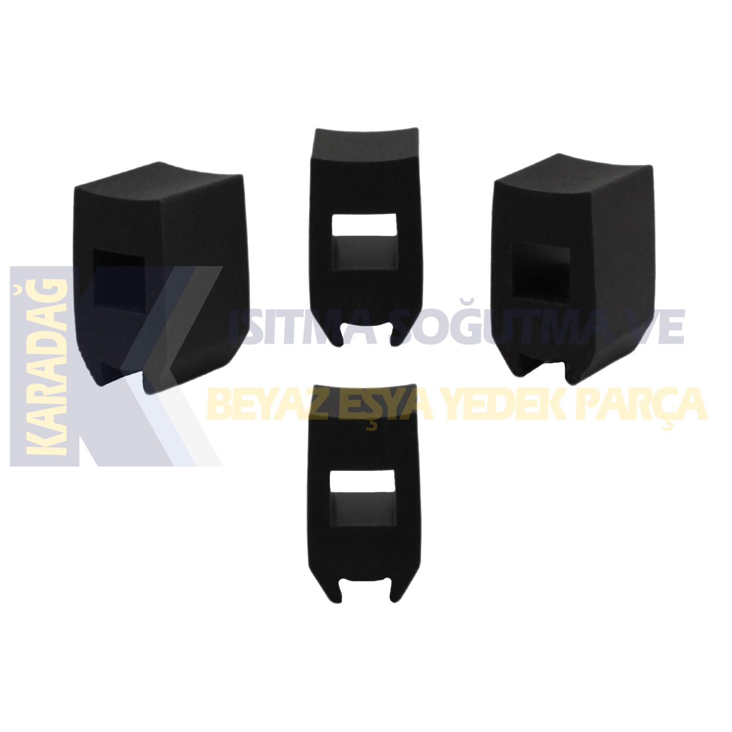 OCAK IZGARA SİLİKON LASTİK SETİ ÜNİVERSAL KARE BÜYÜK