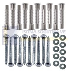 KLİMA DIŞ ÜNİTE 8X80 MM VİDA DÜBEL TAKIM (10 'LU)