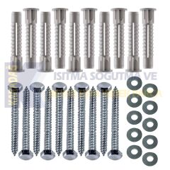 KLİMA DIŞ ÜNİTE 8X80 MM VİDA DÜBEL TAKIM (10 'LU)