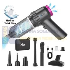 2 KADEMELİ TAŞINABİLİR VAKUMLU KABLOSUZ ÜFLEMELİ MİNİ SÜPÜRGE SW-103