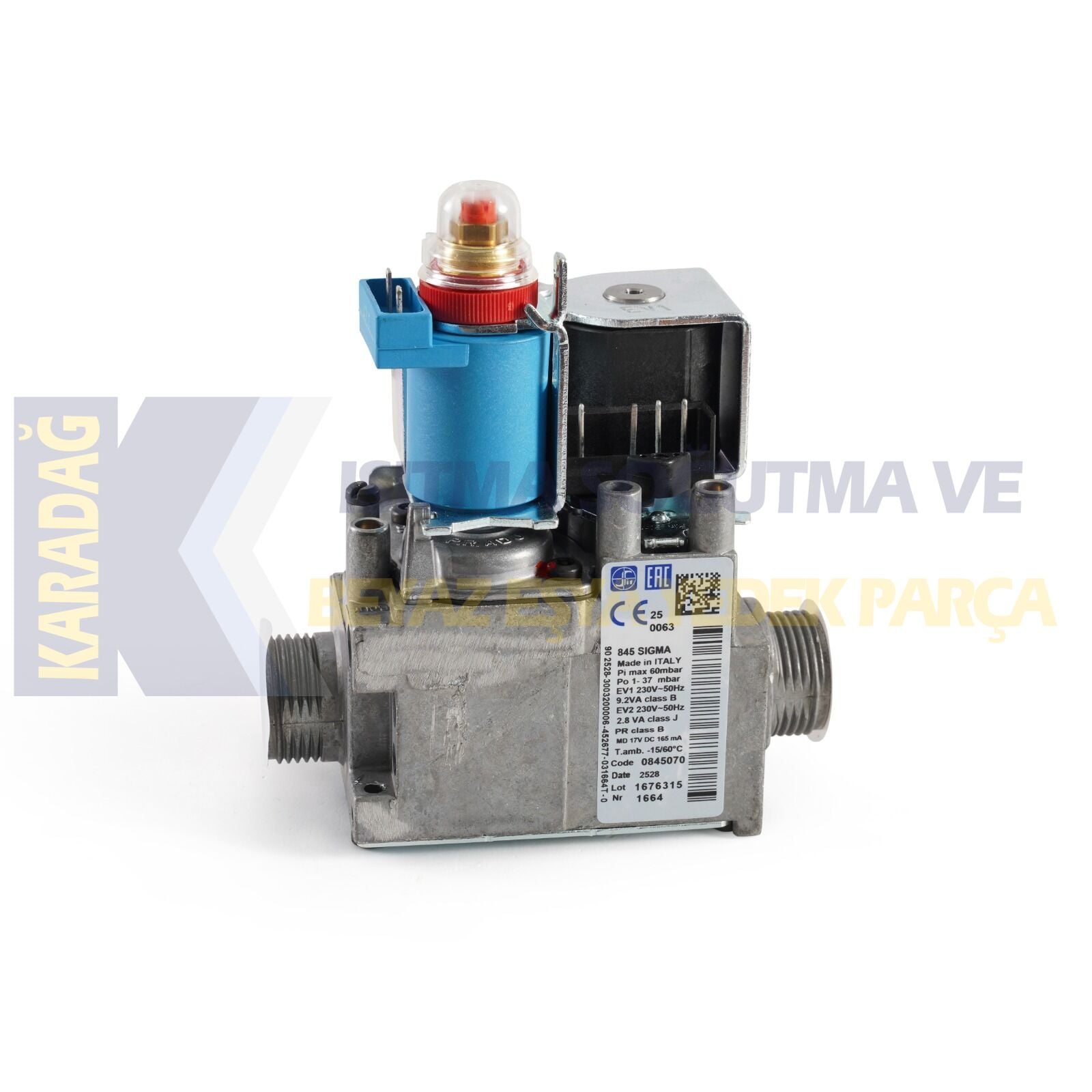 ADEN - KALİSTO SİGMA 220 V GAZ VALFİ 0845070 (SİT)