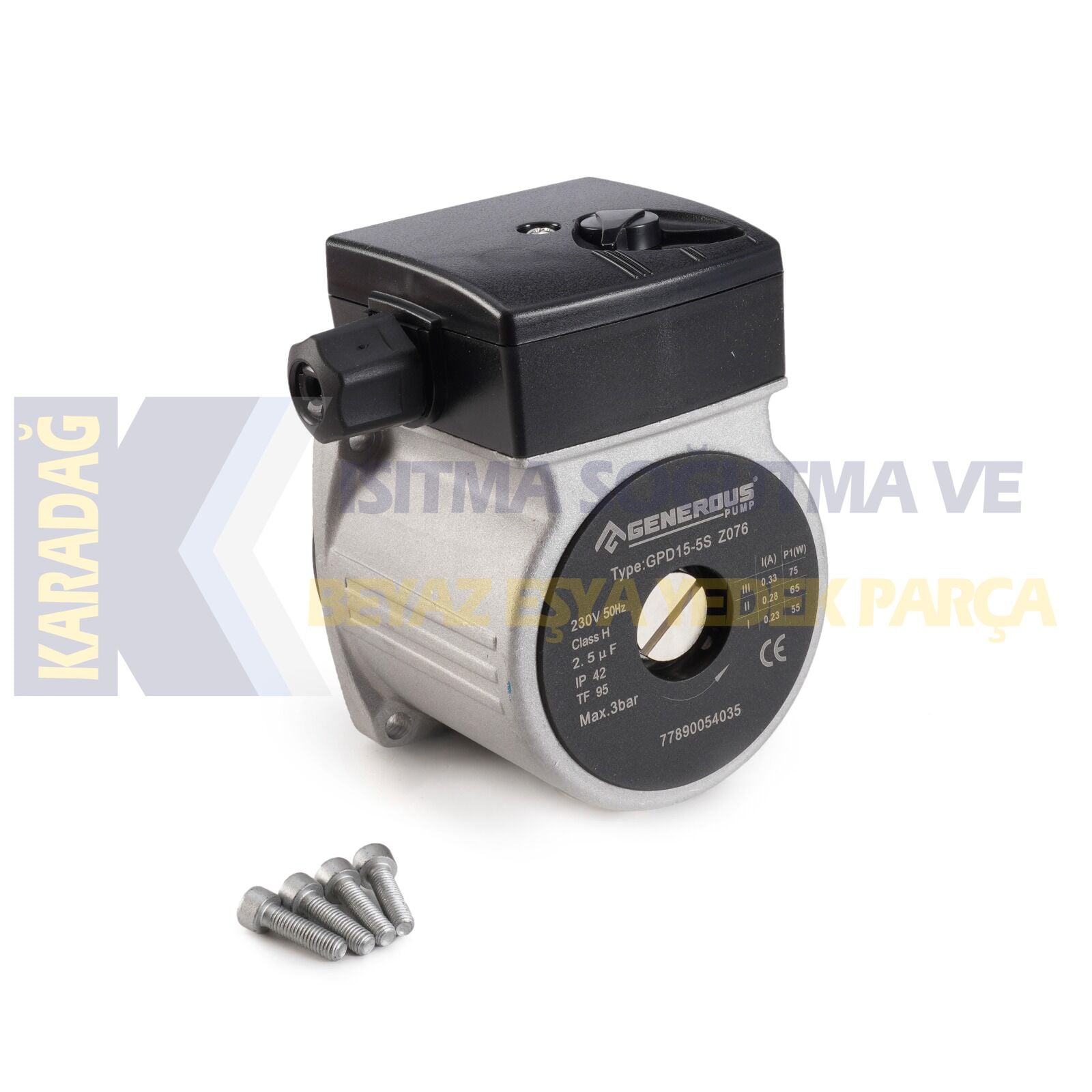 NEPTO - ATRON GPD SİRKÜLASYON POMPASI (3 ÇİZGİLİ) GENEROUS