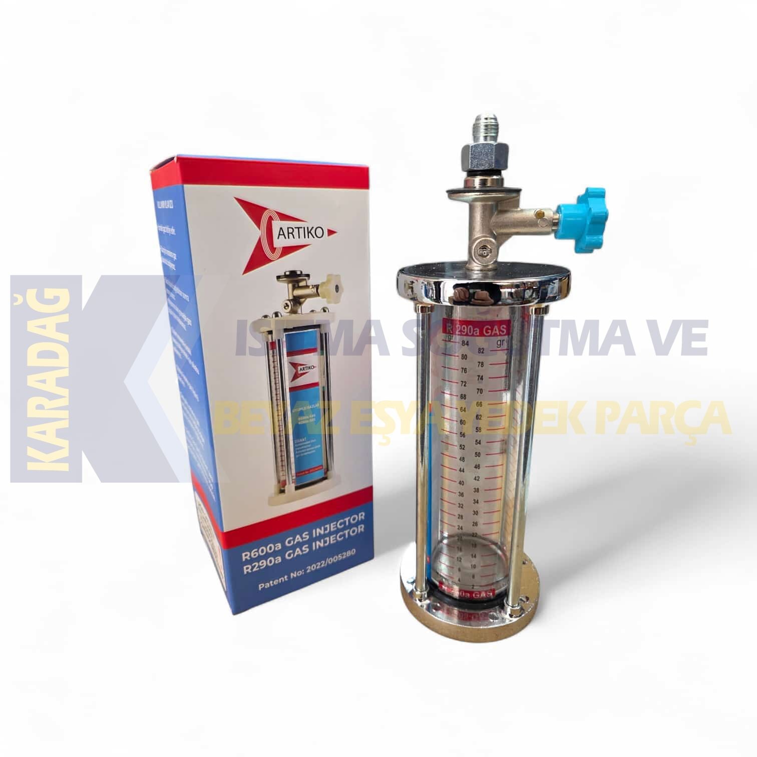 GAZ ŞİŞESİ R600A/R290A AYARLANABİLİR VANALI
