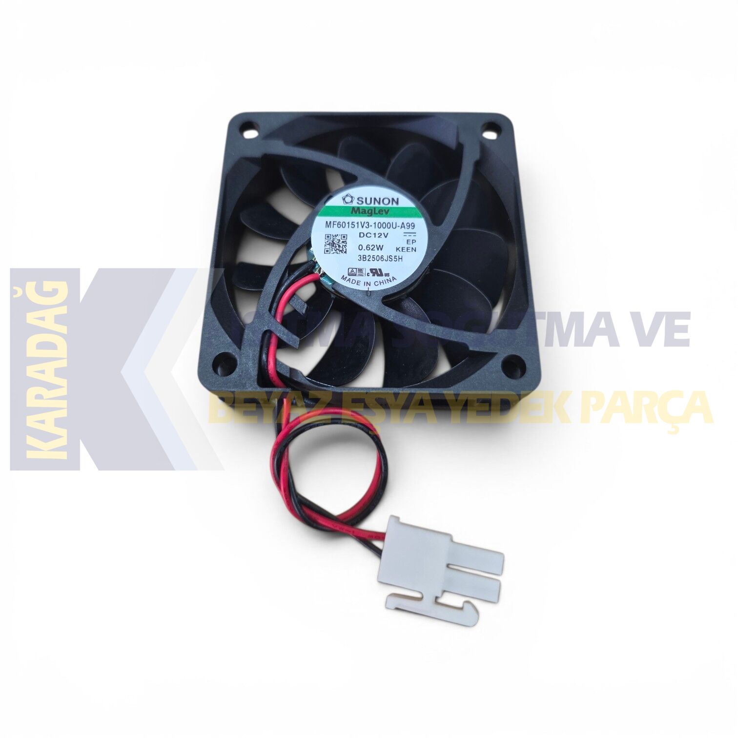 VESTEL YENİ TİP FAN MOTORU 6X6 CM 12 V