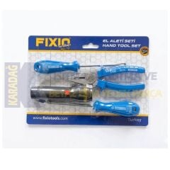 FİXİO 4 PARÇA TRAFİK SETİ - EL ALETİ SETİ