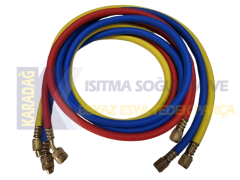 GAZ ŞARJ HORTUMU R410A 180 CM 3 LÜ TAKIM