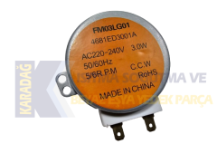 MİKRODALGA FIRIN TEPSİ MOTOR LG 4681ED3001A