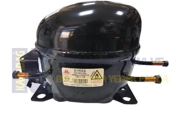 HUAYİ E190CA 1/4 HP 163KCAL R600A 220V KOMPRESÖR (GARANTİLİ)