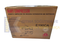 HUAYİ E190CA 1/4 HP 163KCAL R600A 220V KOMPRESÖR (GARANTİLİ)