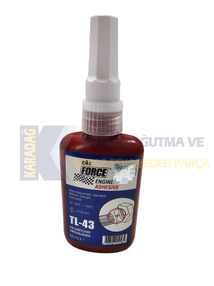 EMS FORCE TL-43 ANAEROBİC CİVATA SABİTLEYİCİ ORTA KUVVET 50 ML