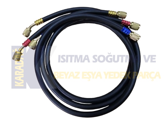 410 90 CM GAZ ŞARJ HORTUMU YÜKSEK KALİTELİ 3LÜ SET