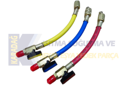 LX-GAZ HORTUM KISA VANALI 3'LÜ SET