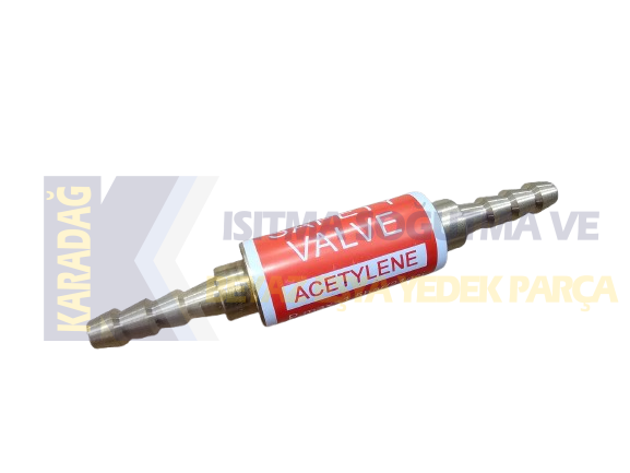 OKSİJEN ALEV GERİ TEPME EMNİYET VALFİ 6-8MM KIRMIZI