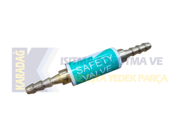 OKSİJEN ALEV GERİ TEPME EMNİYET VALFİ 6-8MM MAVİ