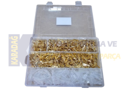 KABLO SOKETİ SET (600 6,3mm, 200 kılıf, 100 4,8mm küçük)