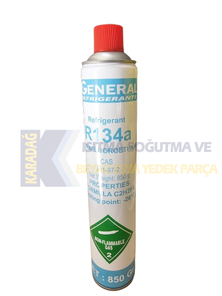 R134A REFRİGERANT GAZ 850 GR. GENERAL MİNİ