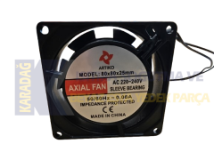 KARE FAN 80X80X25 230V 17W ARTİKO
