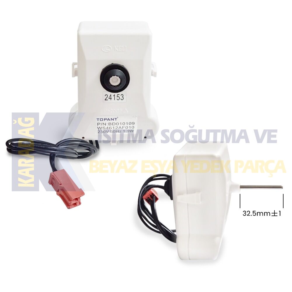 BOSCH FAN MOTORU (11013212, 11012410) 230V-1.9W DC