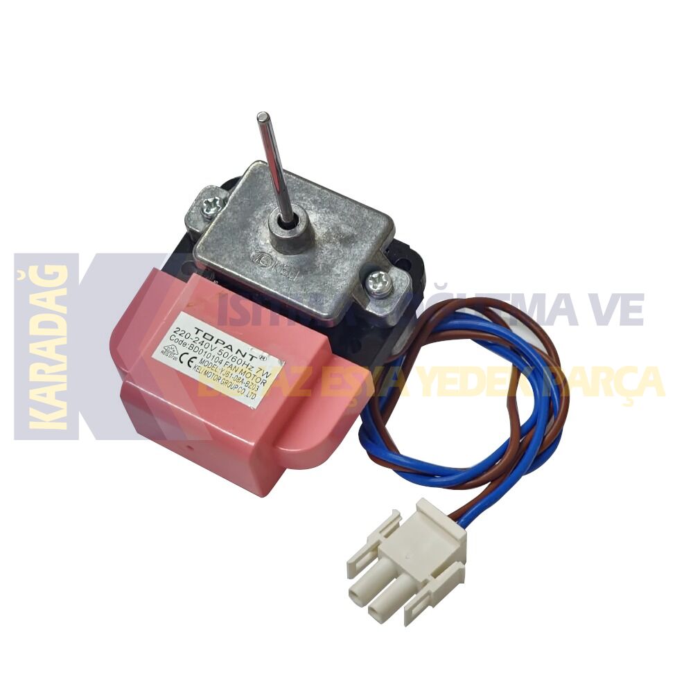 ARÇELİK BUZDOLABI İNCE MİL FAN MOTORU