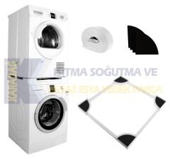 UNİVERSAL ÇAMAŞIR MAKİNESİ ÜZERİ KURUTMA MAKİNESİ MONTAJ KİTİ